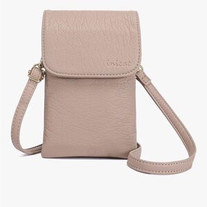 Cream Crossbody Bag. MINI CROSSBODY 
PHONE BAG

NEW SOFT LEATHER 
EXCELLENT COND